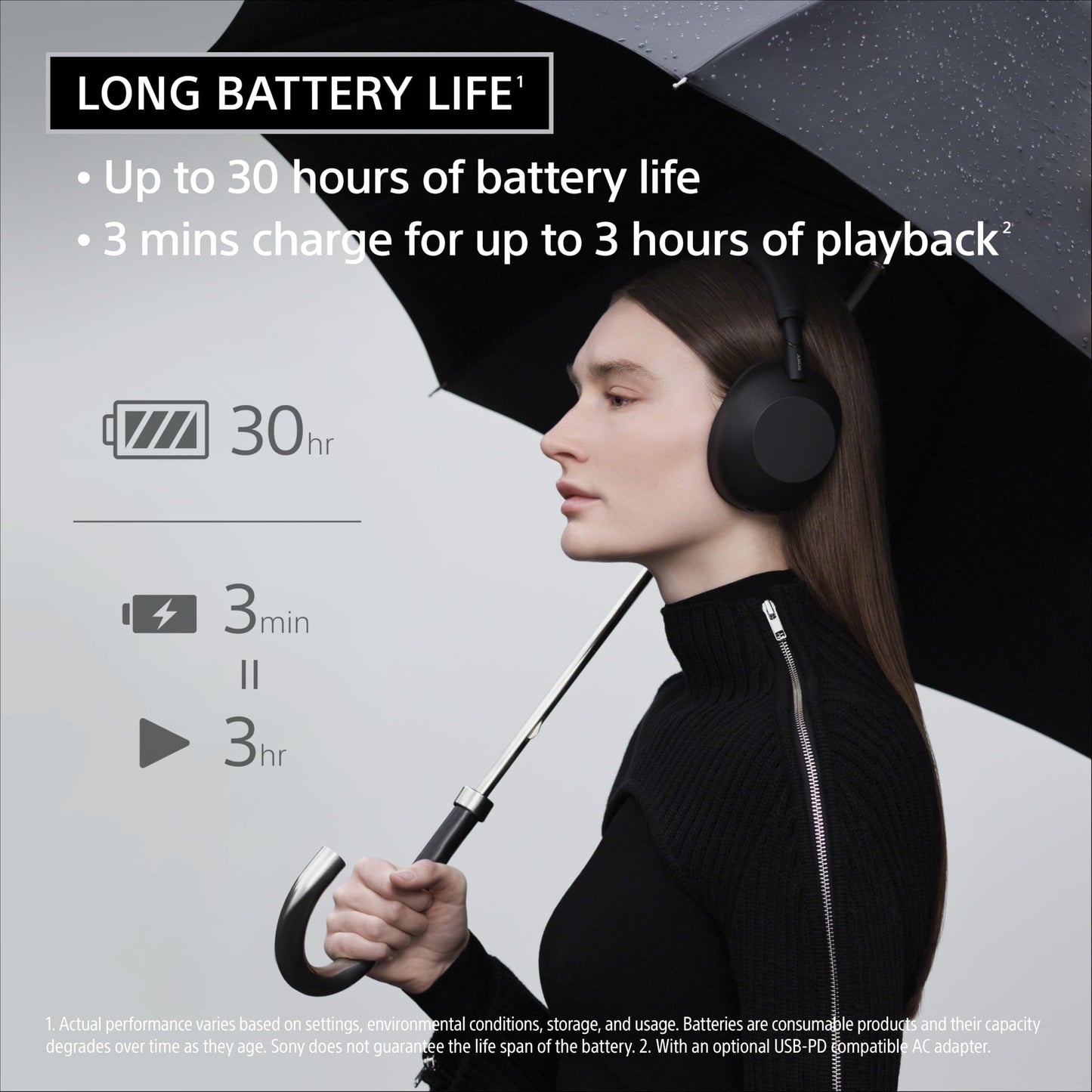 Sony WH-1000XM6 The Best Noise Canceling Wireless Headphones, HD NC Processor QN3, 12 Microphones, Adaptive NC Optimizer, Mastered by Engineers, Studio-Quality, 30-Hour Battery, Midnight Blue