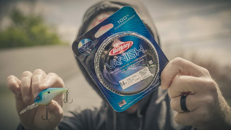 Berkley Vanish® Leader Material Coil, Clear, 50lb | 22.6kg, 30yd | 27m Fluorocarbon Fishing Line, Suitable for Saltwater Environments