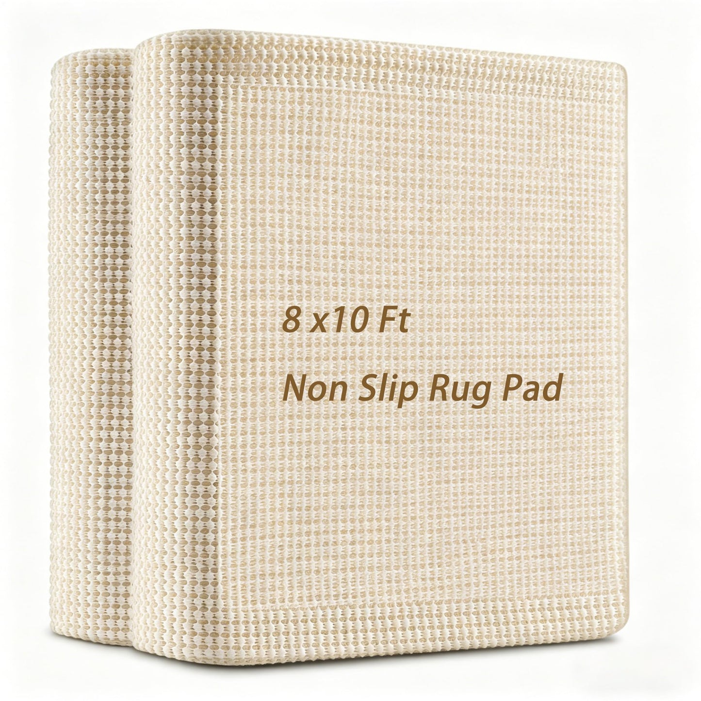 LOPYXBR 8 x10 Ft Non Slip Rug Pad Gripper for Hardwood Floors White Carpet Padding 8x10 Rug Pad Non Slip for Hardwood Rug Mats for Under Rugs 8x10 Anti Slip Rug Padding, Provide Protection and Cushion