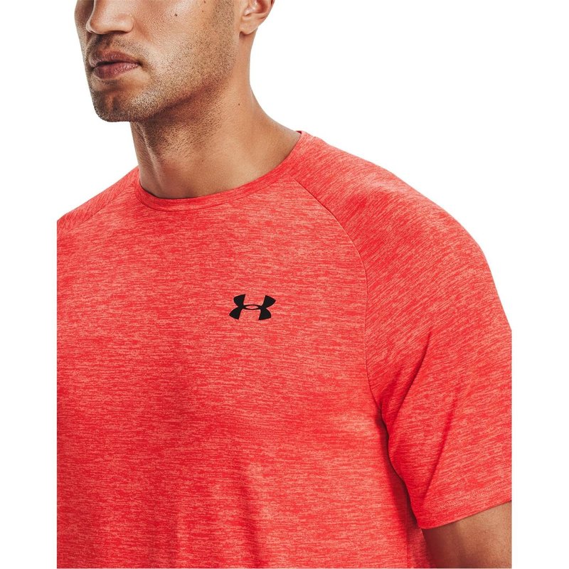 Under Armour Men's Tech 2.0 Short-Sleeve T-Shirt , Venom Red (690)/Black, Medium