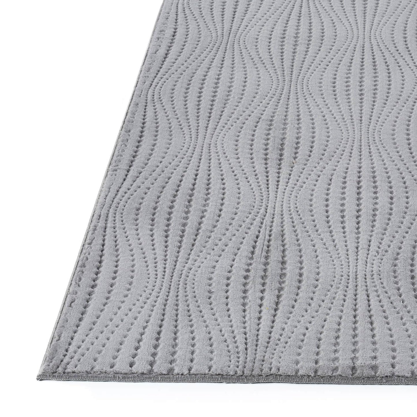 Luul Home Modern Gray Non Slip Rug Solid 8x10 Non Skid Soft Rubber Back Area Rugs for Living Room Kitchen Bedroom Bathroom Dining Room Easy Cleaning Stain Resistant Non Shedding Carpet 8 x 10