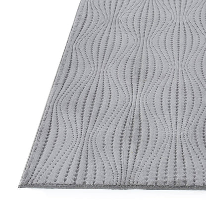 Luul Home Modern Gray Non Slip Rug Solid 8x10 Non Skid Soft Rubber Back Area Rugs for Living Room Kitchen Bedroom Bathroom Dining Room Easy Cleaning Stain Resistant Non Shedding Carpet 8 x 10