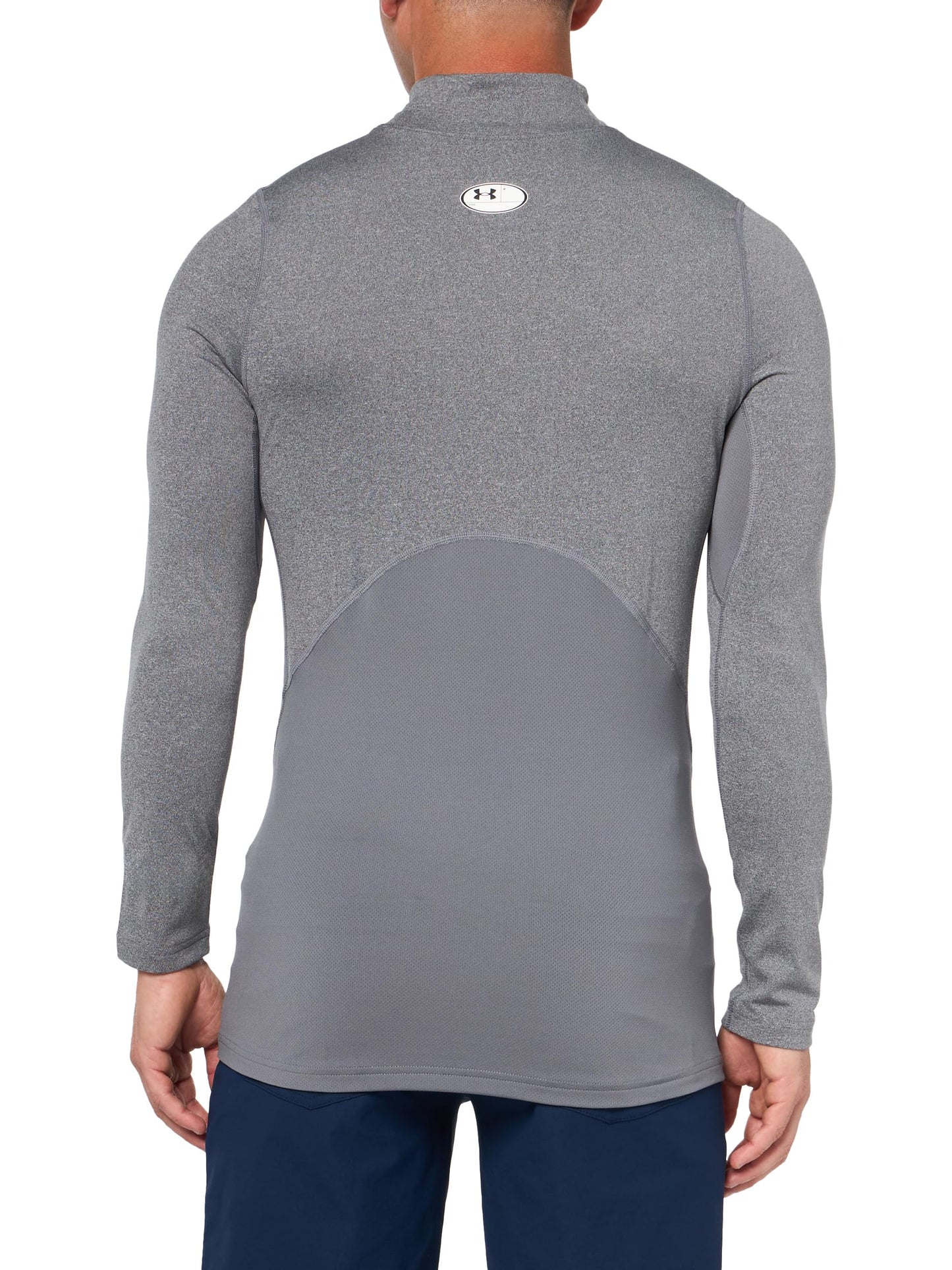 Under Armour Men's ColdGear Armour Fitted Mock, (301) Forest Green / / White, 3X-Large