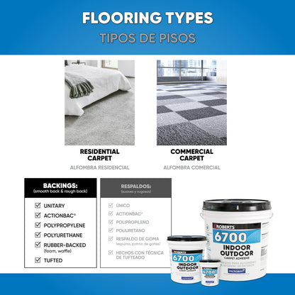 ROBERTS 6700-0 1 Quart Indoor/Outdoor Carpet/Artificial Turf Adhesive