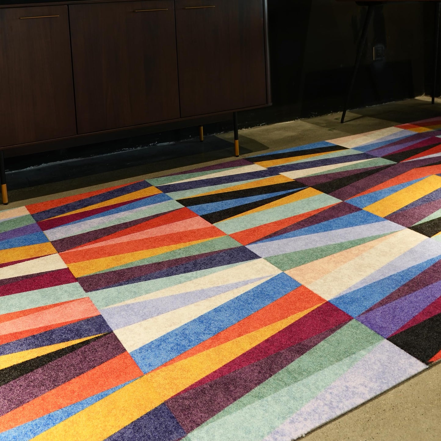 Candockway Carpet Tiles Peel and Stick, Squares Anti-Slip Carpet Floor Tile 12 Pcs 15.75'' x 15.75'', 0.38'' Thick, Reusable Waterproof Carpets for Living Room Bedroom