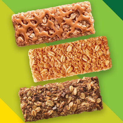 Nature Valley Crunchy Granola Bars Bulk Variety Pack, Oats 'n Honey, Peanut Butter & Oats 'n Dark Chocolate, 30 Two-Bar Wrapped Pouches (60 Bars Total), Whole Grain, No Artificial Flavors, 44.7 OZ