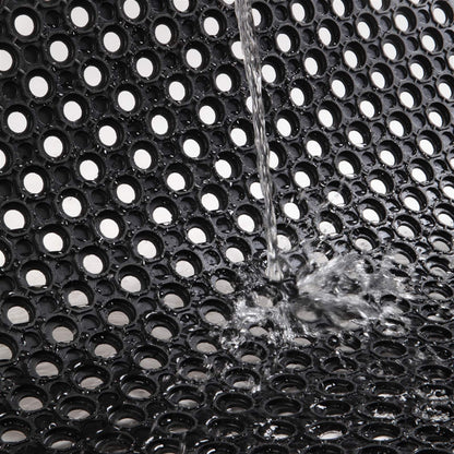 Lovinland Large Rubber Doormat for Outside - 60 x 35 Heavy Duty Outdoor Drainage Mat with Holes - Anti Slip Floor Mat for Commercial Kitchen, Pool, Restaurant, Garage, Bar, Entrance, Wet Area, Garden