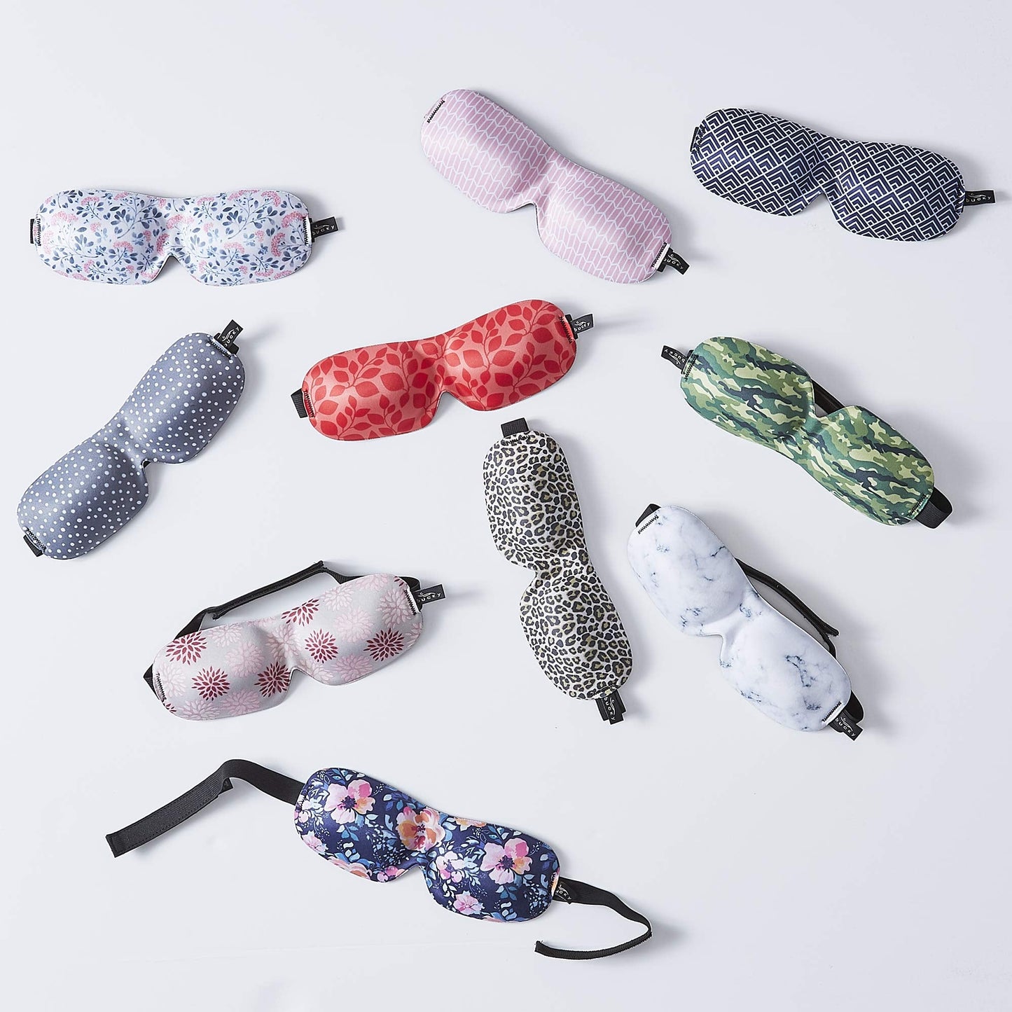 Bucky 40 Blinks No Pressure Printed Eye Mask for Travel & Sleep, Foil, One Size