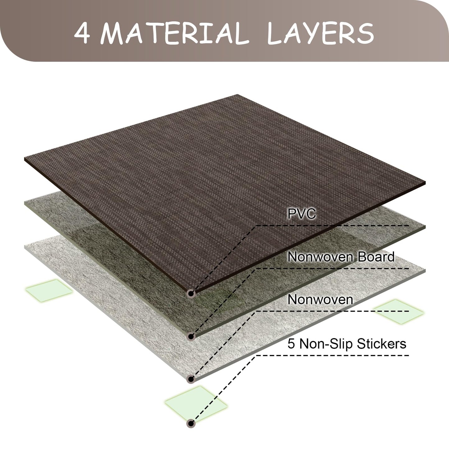 HAGiHARA Japanese Tatami Mat, PVC Patchwork Tatami Floor Mats, 96" x 64" Foldable Square with Non-Slip Design for Bedroom, Sleeping, Crawling and Yoga(Dark Gray/6 Picecs)