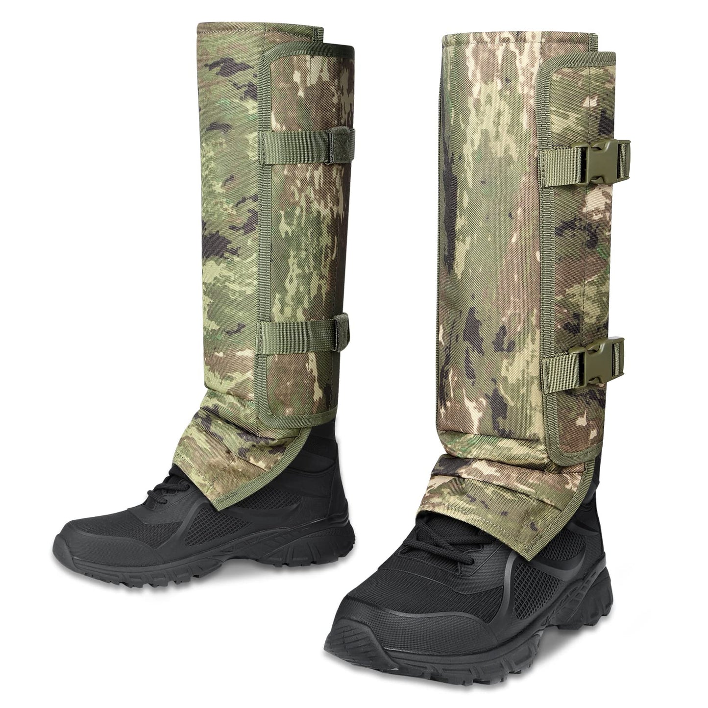HUNTARMOR Snake Gaiters Leg Guards: Waterproof Snake Chaps for Hunting, Adjustable Leg Gaiter Snake Bite Protection for Lower Legs, Lightweight Flexible Design Snake Guards Fits Men & Women