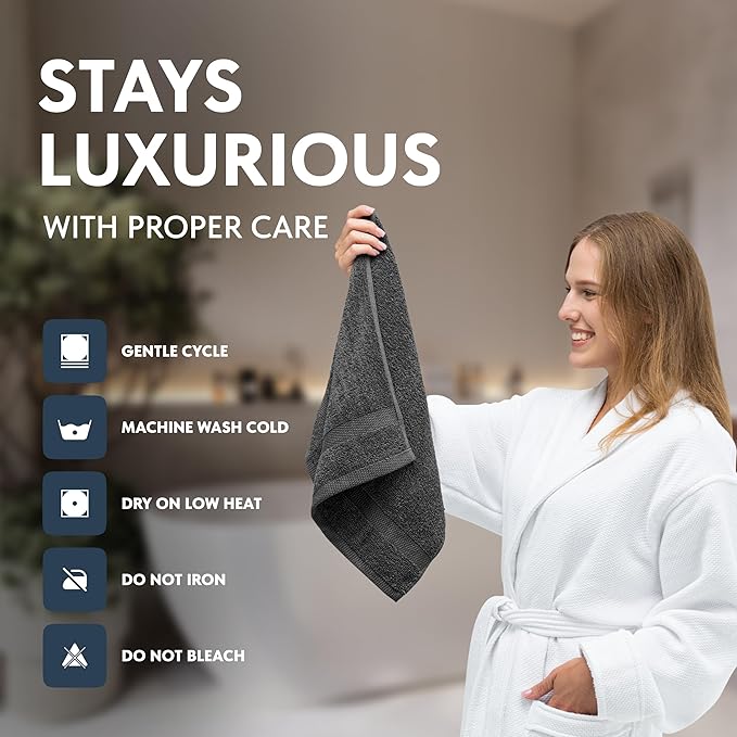 White Classic Luxury Multicolor Hand Towels