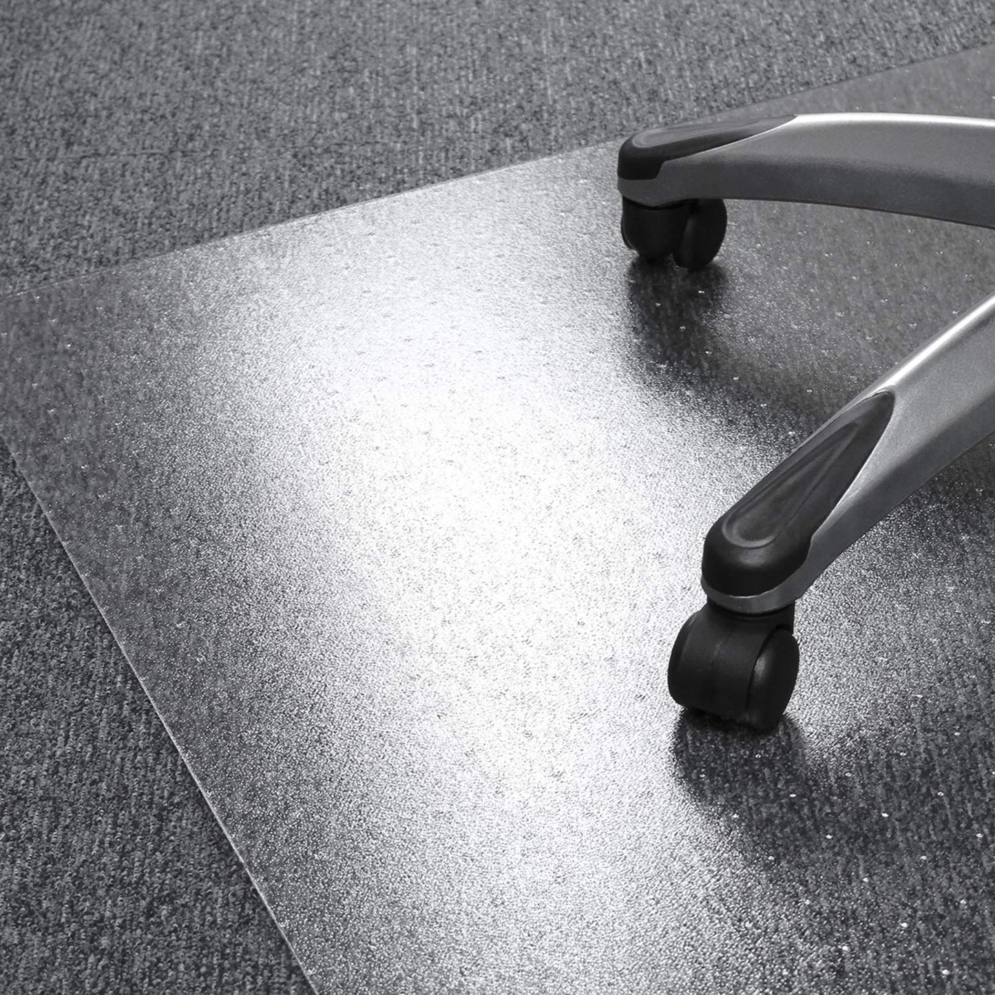 FloorTex 1115015023ER Floor Protection Chairmat, XXL, 60-Inch x60-Inch, Clear