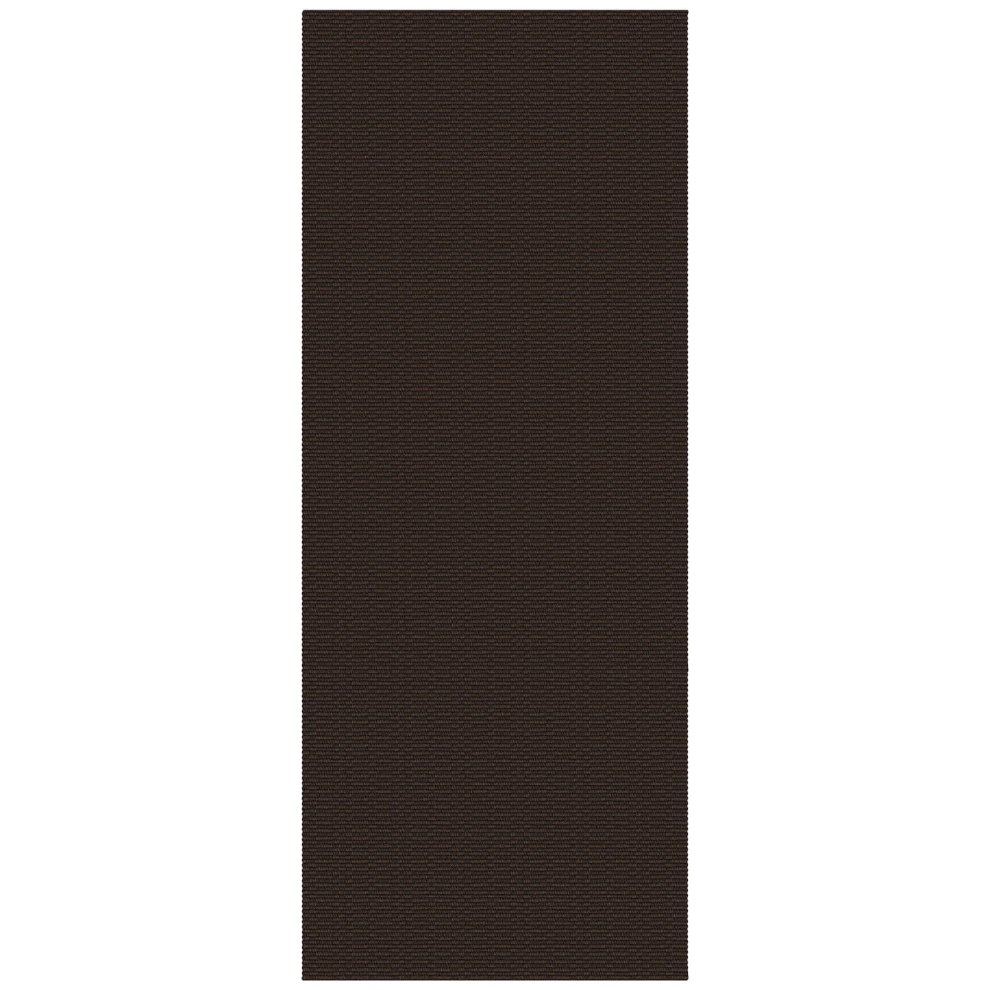 KOZYFLY Washable Runner Rug 2x5 Ft Runners for Hallways Rubber Backed Throw Rug, Braided Cotton Entryway Runner Indoor, Carpet Runners for Hallway Kitchen Entryway Bedroom, Dark Coffee/Brown