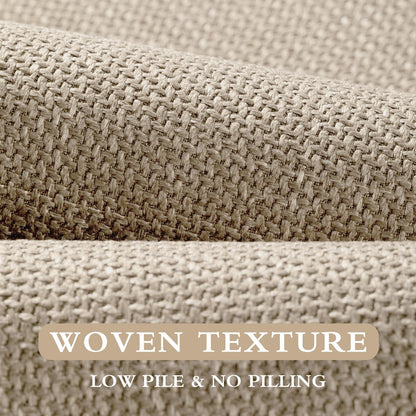YIHOUSE Beige Bathroom Rug Sets 2 Piece, Absorbent Bath Mat for Bathroom Non Slip Washable, Bath Room Mat Quick Dry, Thin Bath Rug Set for Toilet and Floor(17"x24"+17"x47")