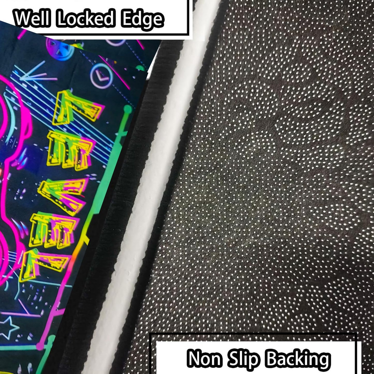 HCHMAO Gaming Rug for Boys Room, 31×47inch Game Room Rug Decor Accessories Non-Slip 3D Printed Cool Gaming Area Rug for Playroom Bedroom Living Room