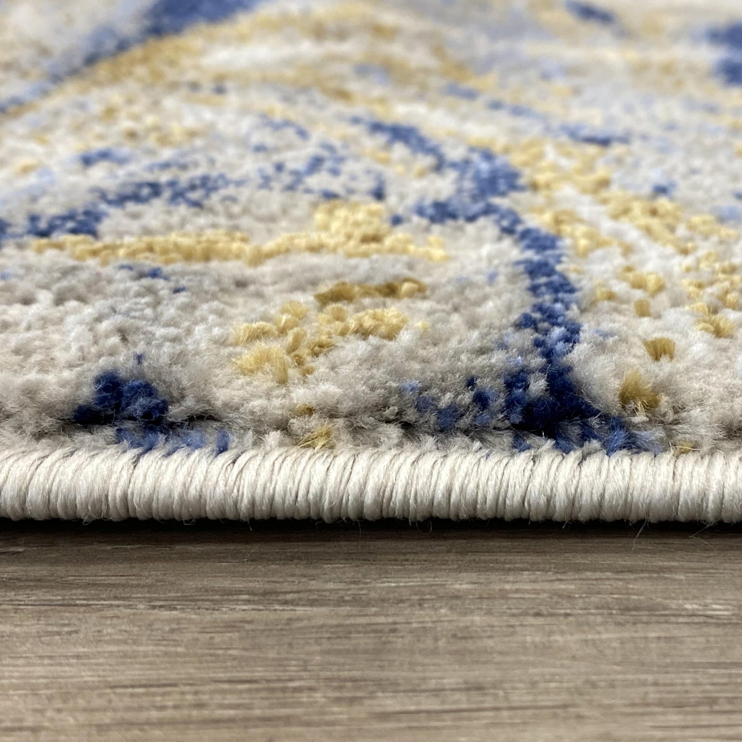 LUXE WEAVERS Marble Swirl Abstract Area Rug, Blue 5x7