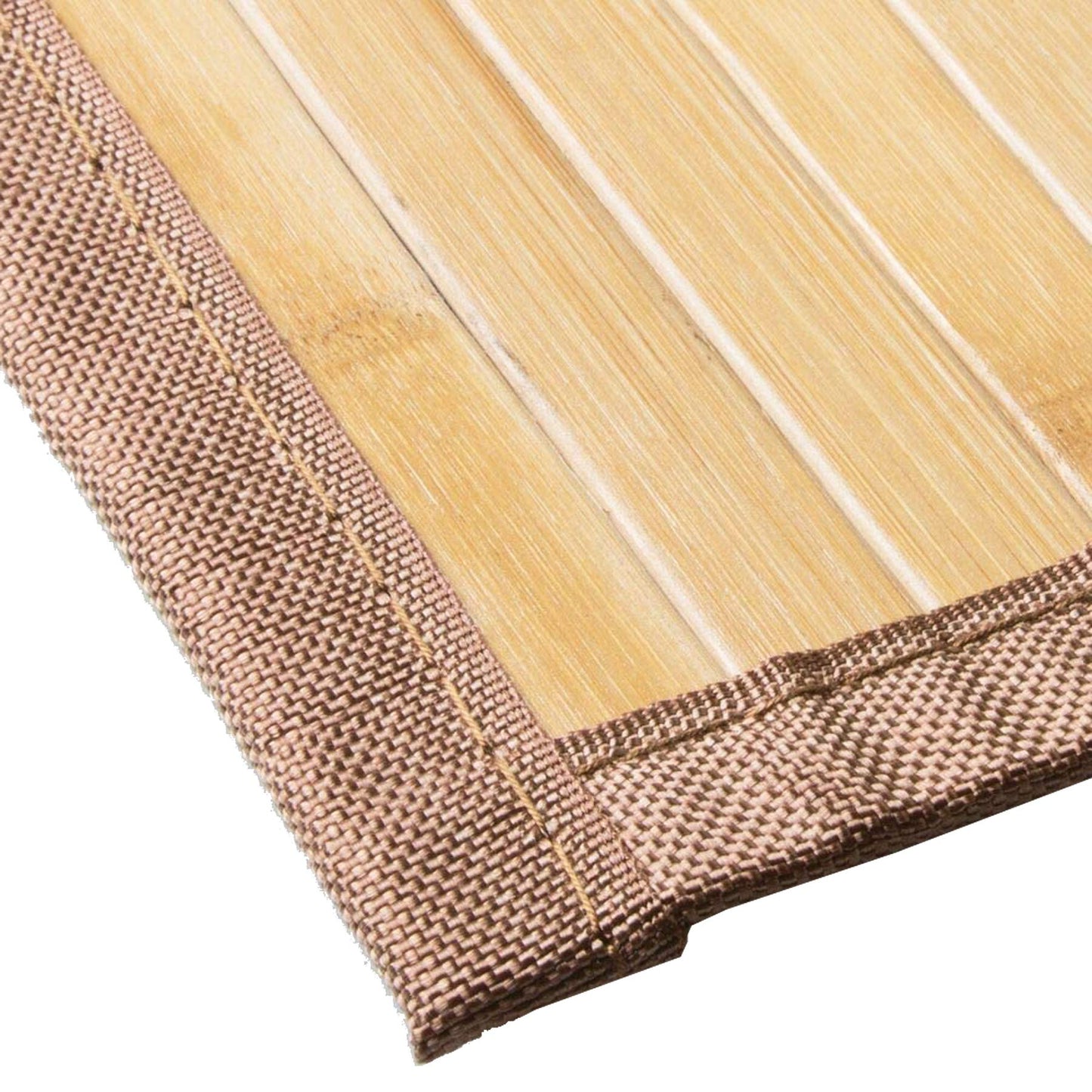 Queensell 5' x 8' Floor Mat Area Rug – Large Indoor Outdoor Runner, Handcrafted Bamboo-Rayon Blend Rug, Durable Polyester Mix, Soft and Stylish Accent for Living Room, Patio, or Entryway