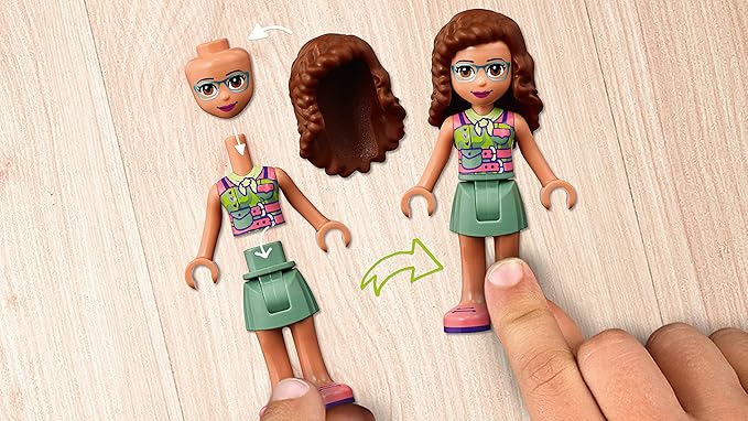 LEGO Friends Jungle Rescue Base 41424 Building Toy for Kids Animal Rescue Kit That Includes a Jungle Tree House and 2 Elephant Figures for Adventure Fun (648 Pieces)
