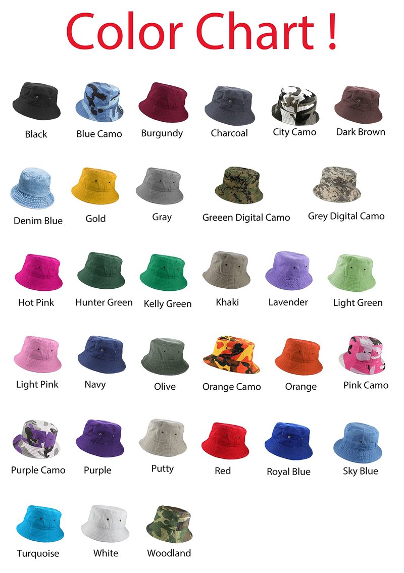 Gelante Camo Cotton Bucket Hat for Women and Men Packable Travel Summer Beach Hat 1900-City Camo-L/XL
