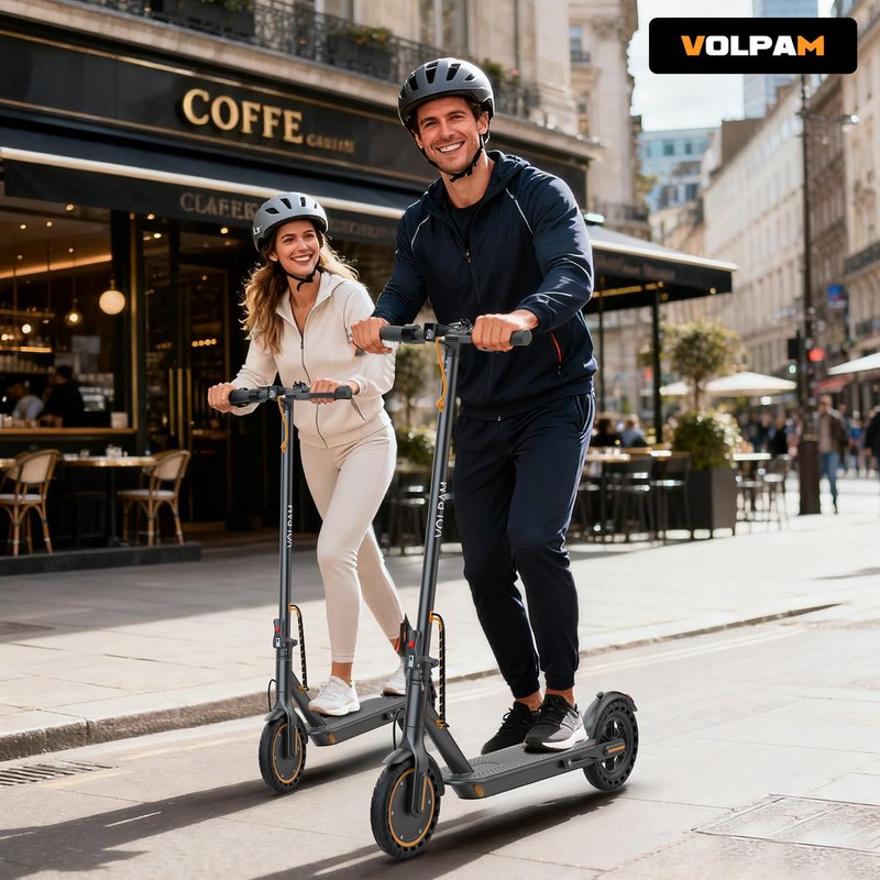 Electric Scooter for Adults, Max Speed 19 MPH, Up to 15 Miles Range, 350W Motor Adult E-Scooter, 8.5" Solid Tire, Foldable Scooter with Dual Braking, Smart APP, Light Control for Campus, Commuter