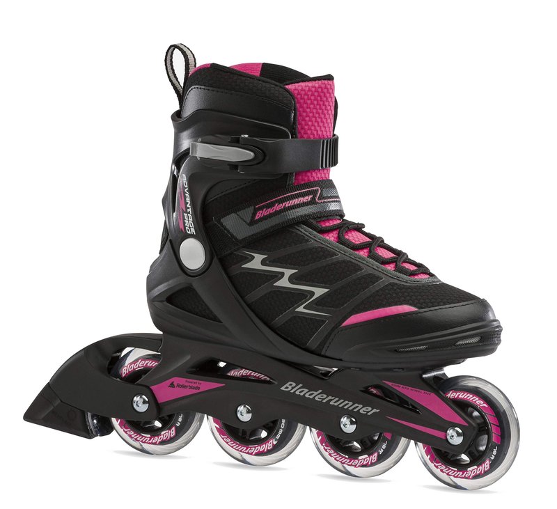 Bladerunner by Rollerblade Advantage Pro XT Women's Adult Fitness Inline Skate, Black/Pink, US 8