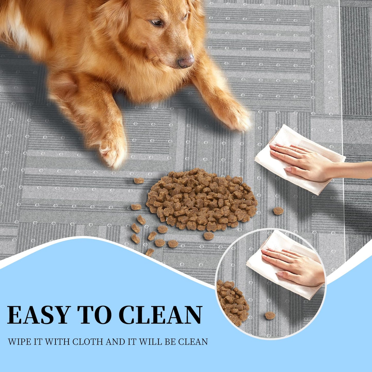 Tonaus Office Chair Mat for Carpet, 48"×36" Desk Chair Mat T-Shape Carpet Protector Mat for Office Chair, Transparent 2.2mm Thick T-Shape Floor Protection for Low Pile Carpets with Non-Slip Studded