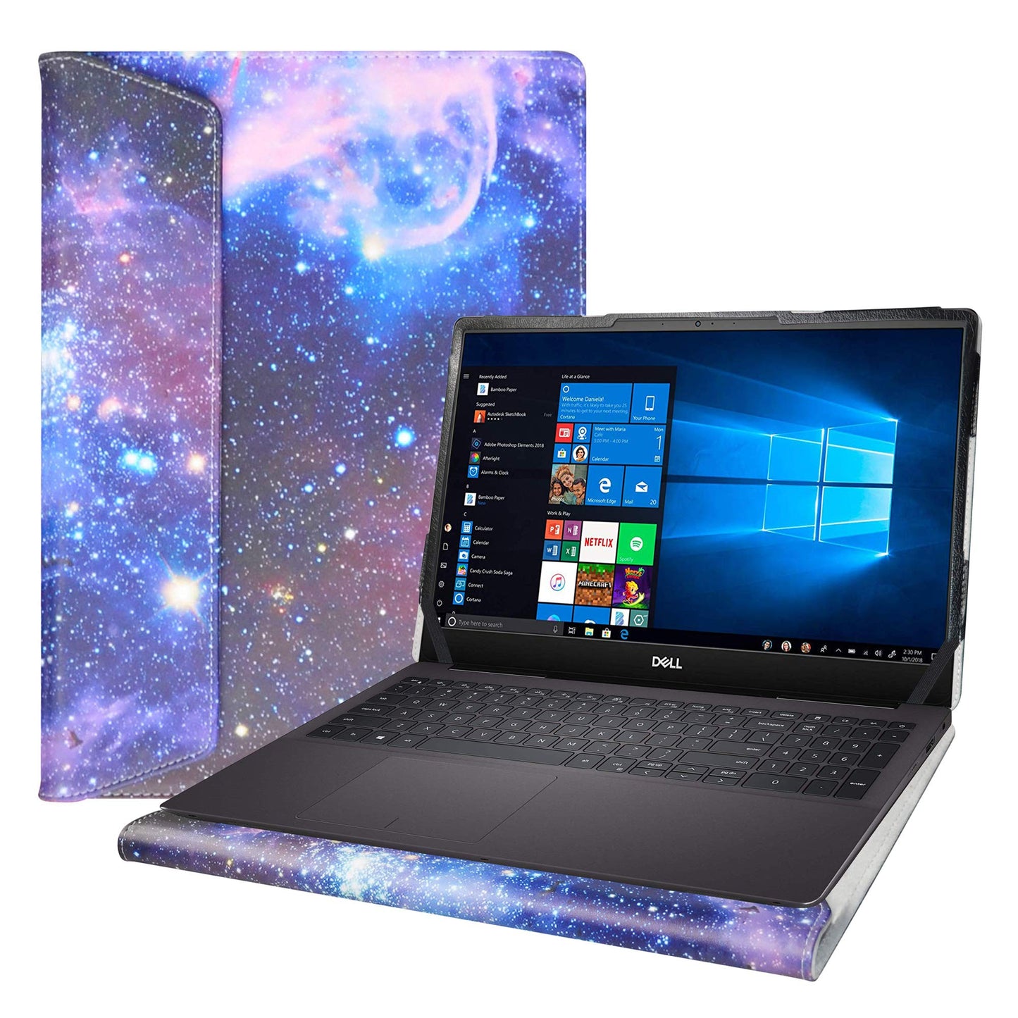 Alapmk Protective Case for Dell Inspiron 15 7590 7591 5590 5598/Latitude 5500 5501 5510 5511 5520/Vostro 15 5590 7590/Precision 3540 3550 3551 3560 15.6"[Not fit inspiron 15 2-in-1 7590],Galaxy