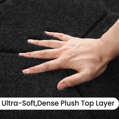 Sour Lemon 10x14 Area Rugs for Living Room, Soft Large Area Rug Fluffy Grey Rugs for Bedroom, Machine Washable Area Rug Non Slip Carpet Rug for Living Room Playroom Kids Room Home Decor