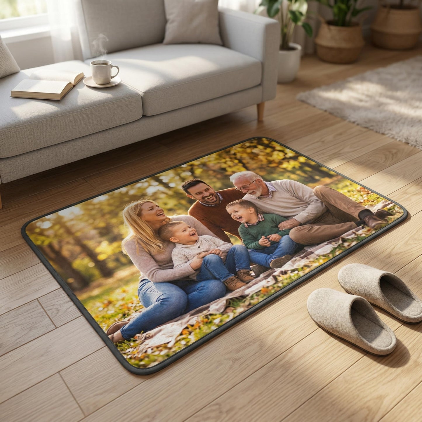 Custom Rug Personalized Area Carpet with Your Own Photo Logo Image Text,Customized Anti Slip Commercial Door Mat Floor Mat for Bedroom Living Room Office Balcony Bath 36'x24'