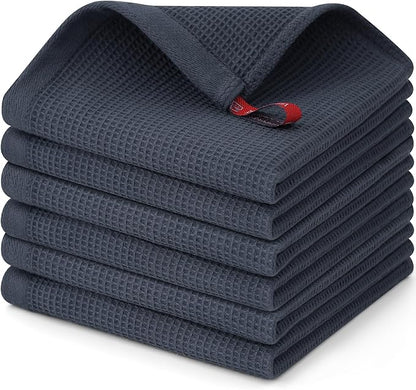 Homaxy 100% Cotton Waffle Weave Dish Cloths