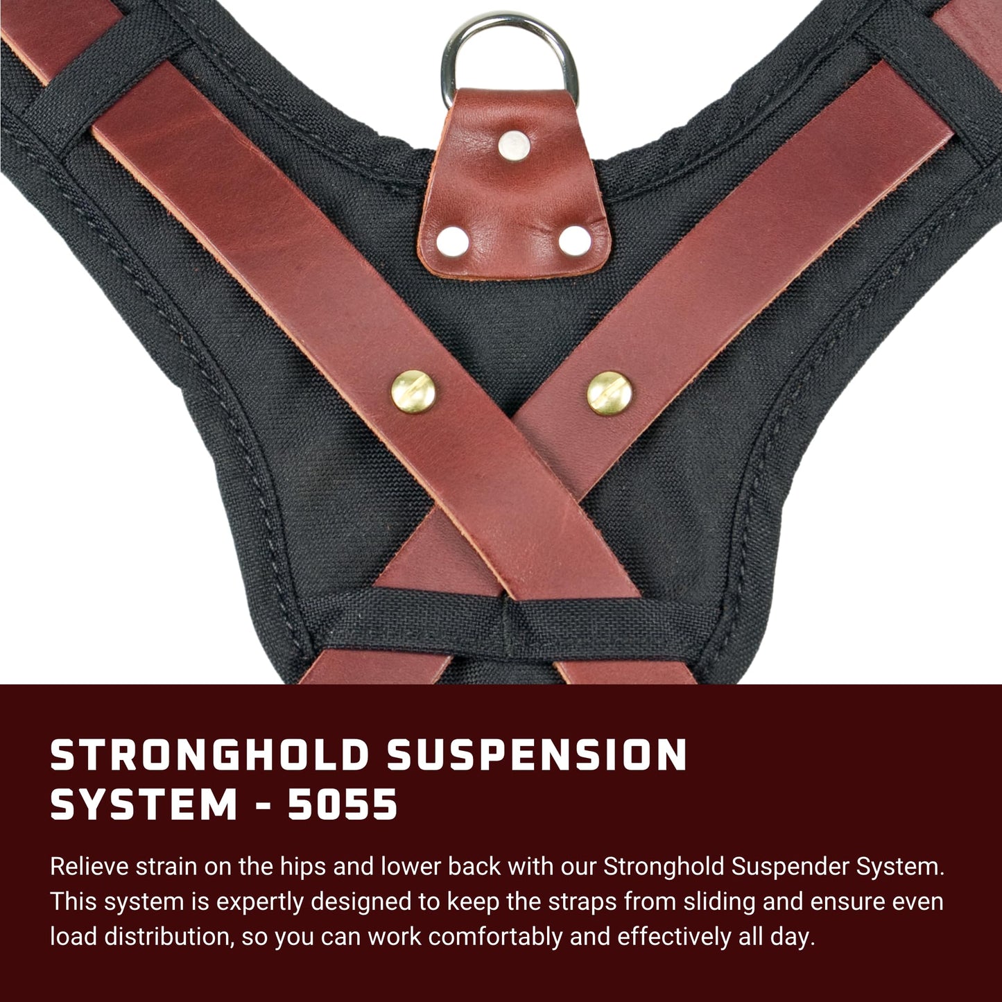 Occidental Leather Stronghold Suspension System - Comfortable, Secure Fit - Includes Convenient Pockets - One Size Fits Most - Made in USA