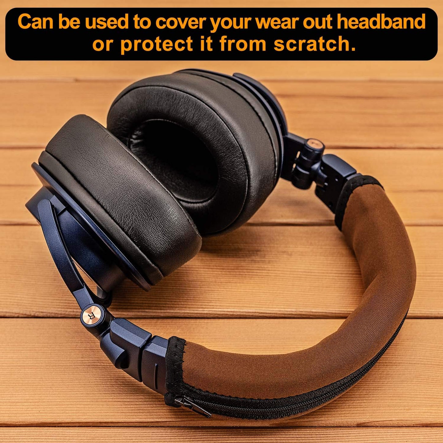 LTYIVABHTTW Replacement Headband Cover Compatible ATH M50X M50 M40X M40 M30X M20X Headphones (Brown)