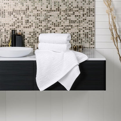 Tens Towels Pack of 6 Hand Towels, 100% Cotton, Lighter Weight, Quick to Dry