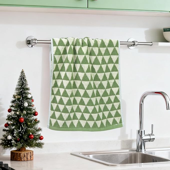 Jacquotha Green Hand Towels for Kitchen & Bathroom, 2 Pack Soft Lightweight