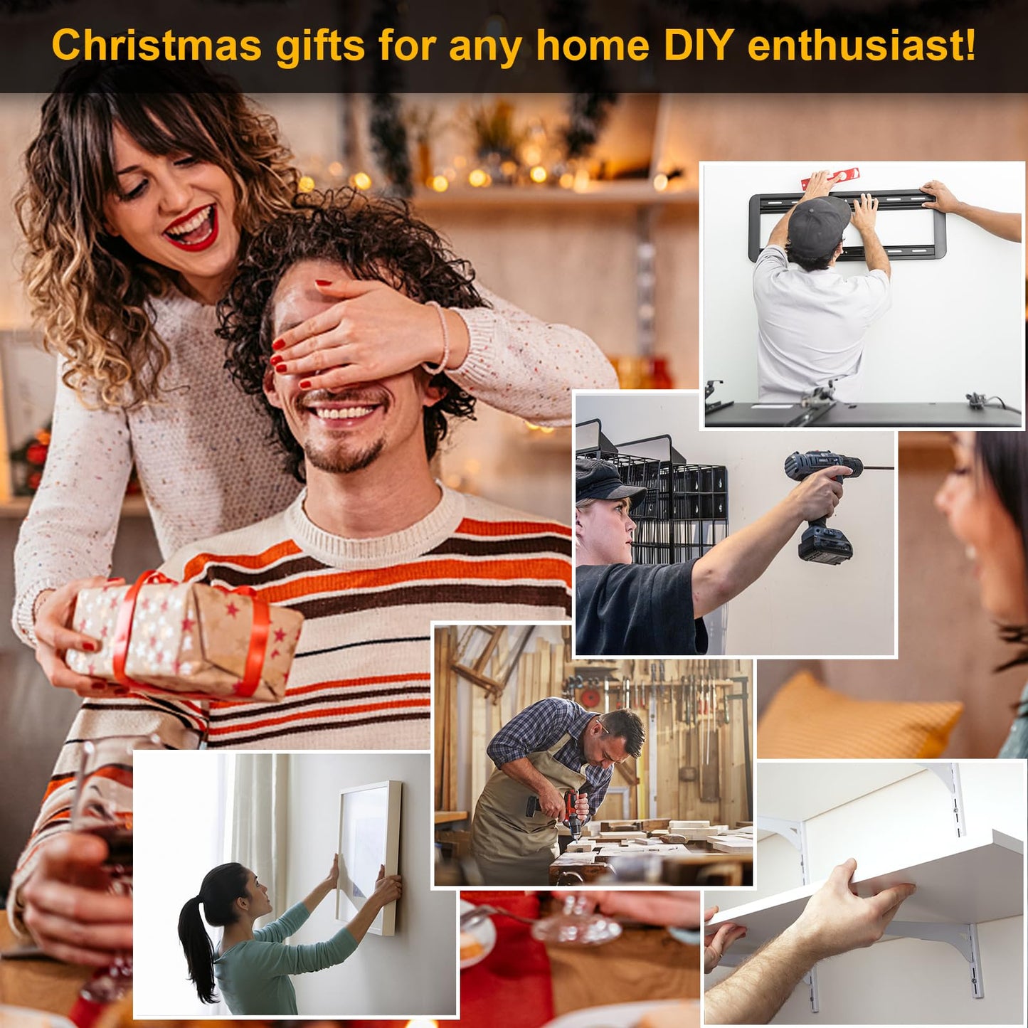 Stud Finder Wall Scanner - 5 in 1 Stud Finder Tool w/Smart Chip and HD LCD Display, Stud Detector Beam Finders for the Center and Edge of Wood AC Wire Metal Studs Joist Pipe (Yellow Feathers)