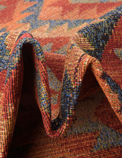 Unique Loom Outdoor Tribal Collection Area Rug - Tortuguero (4' x 6' Rectangle, Multi/ Blue)