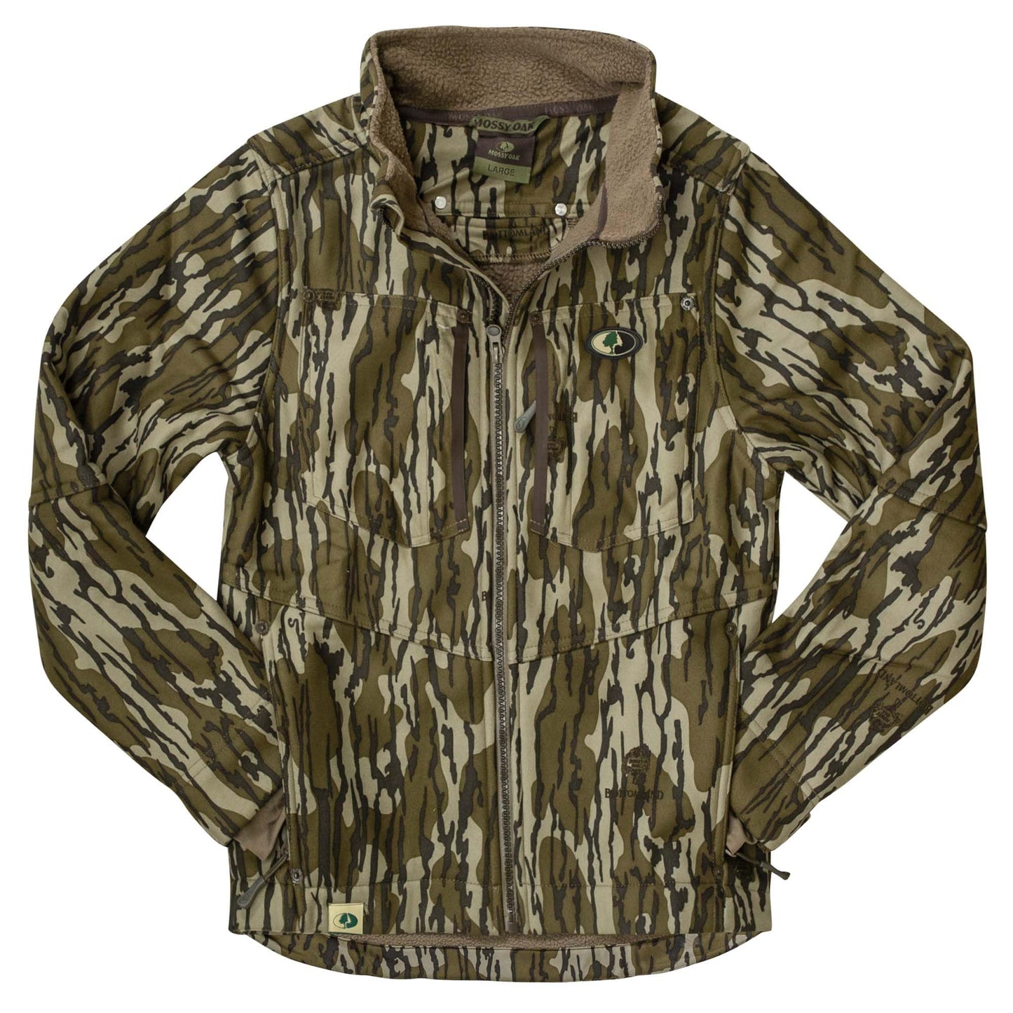 Mossy Oak Camo Youth Hunting Jacket Sherpa Fleece