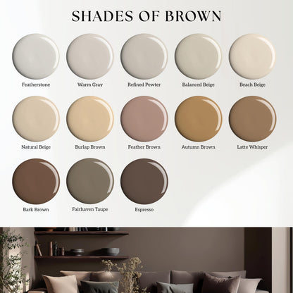 EVOLVE Interior Paint & Primer, Satin (Featherstone), 5 Gallon – Available in 50+ Colors, One-Coat Coverage, Excellent Hide, Low VOC, Low Odor, Washable Interior Paint