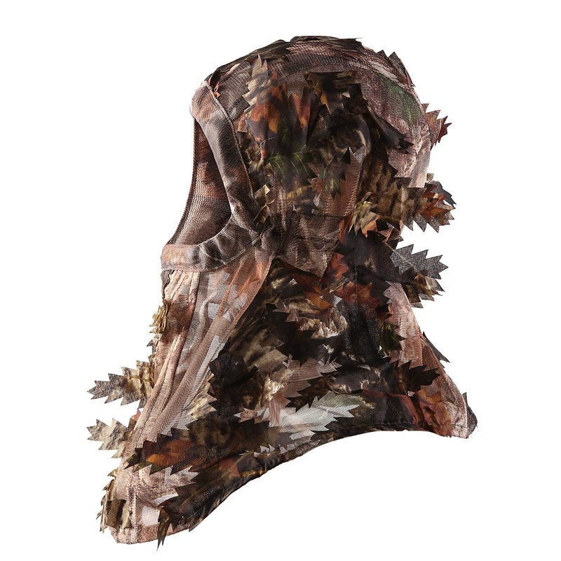Ghillie Camouflage Leafy Hat 3D Full Face Mask Headwear Turkey Camo Hunter Hunting Accessories