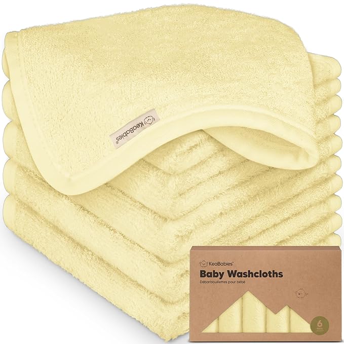 6-Pack Baby Washcloths