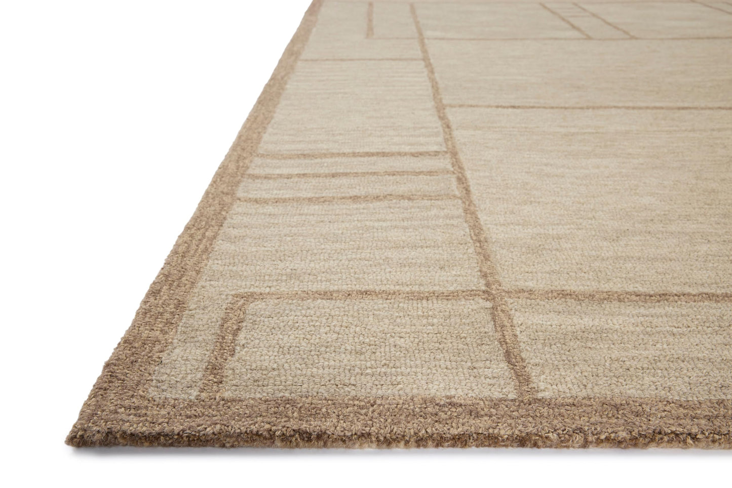Loloi Jeremiah Brent Barrow Collection BAR-04 Beige/Taupe 8'-6" x 11'-6" Area Rug