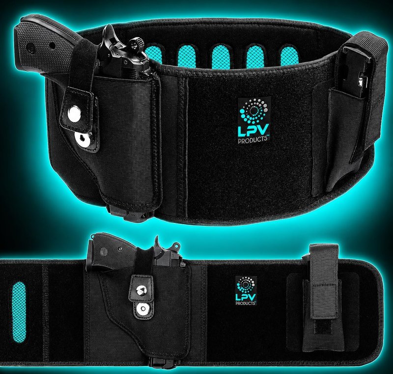 Belly Band Holster for Deep Concealment - Military-Grade Durability & Extra-Wide Comfort | Fits 99% of Handguns