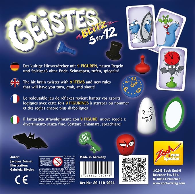 Zoch Verlag GmbH Geistesblitz 5 VOR 12 Board Game