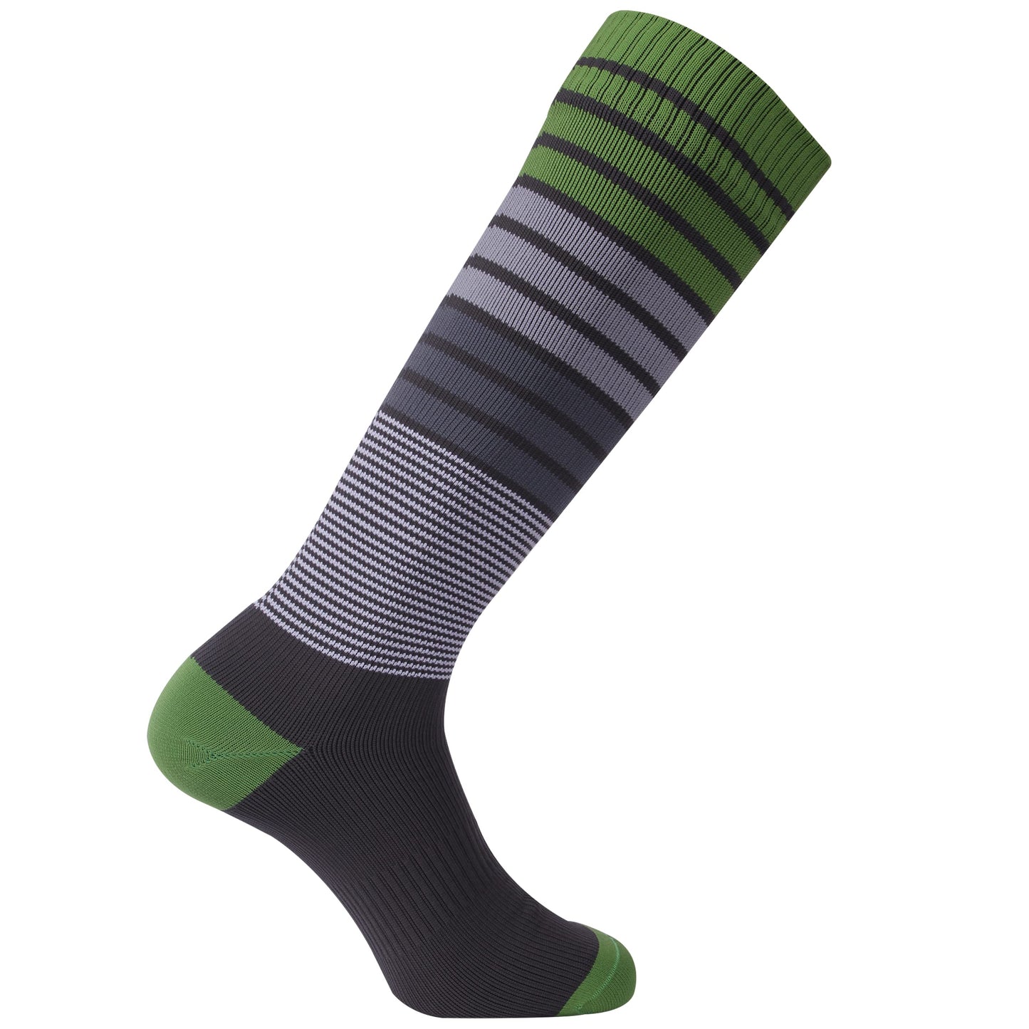 RANDY SUN Waterproof Fishing Socks, Women Youth Novelty Fishing Gear and Equipment Knee Length Hiking Kayaking Warm Socks Gray&Green