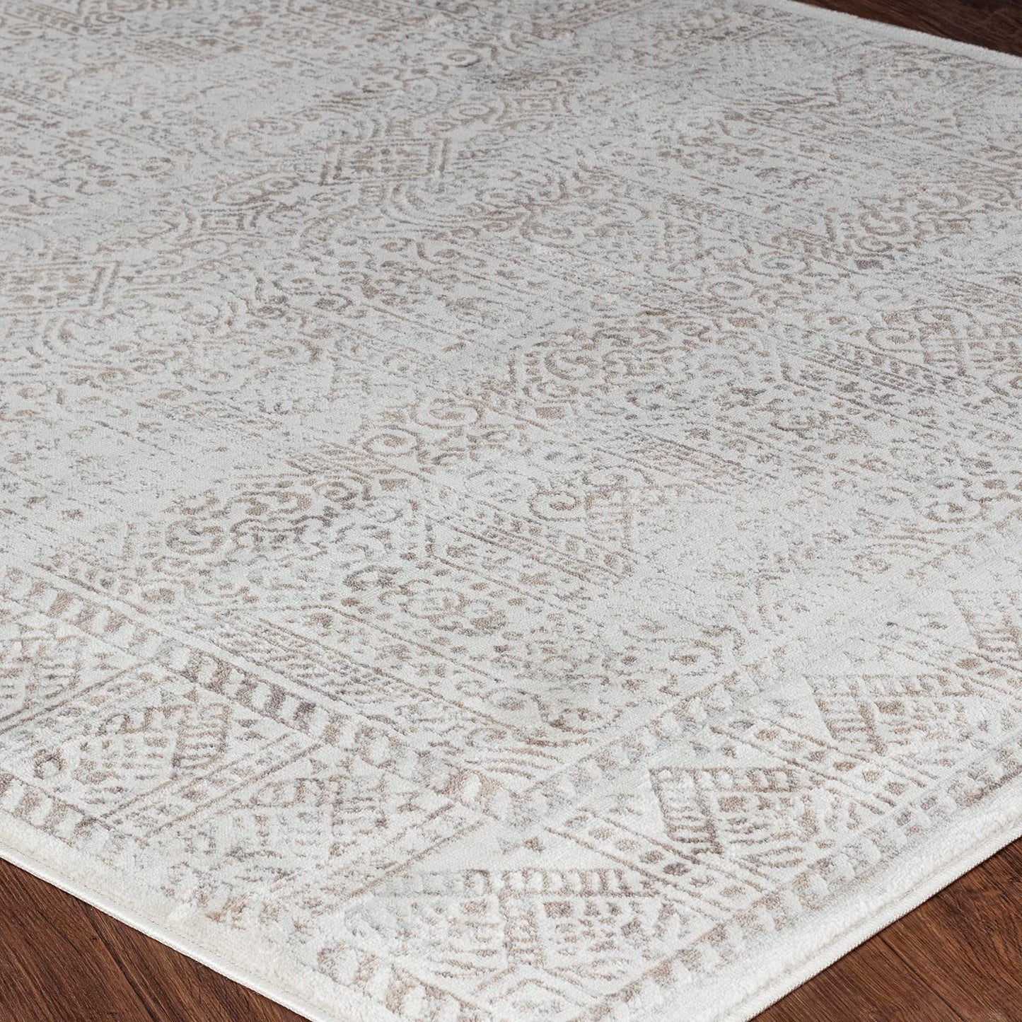 Livabliss x Galey Alix Myrtle Avenue VI Vintage Moroccan Area Rug, 6'7" x 9' (7' x 9'), Olive