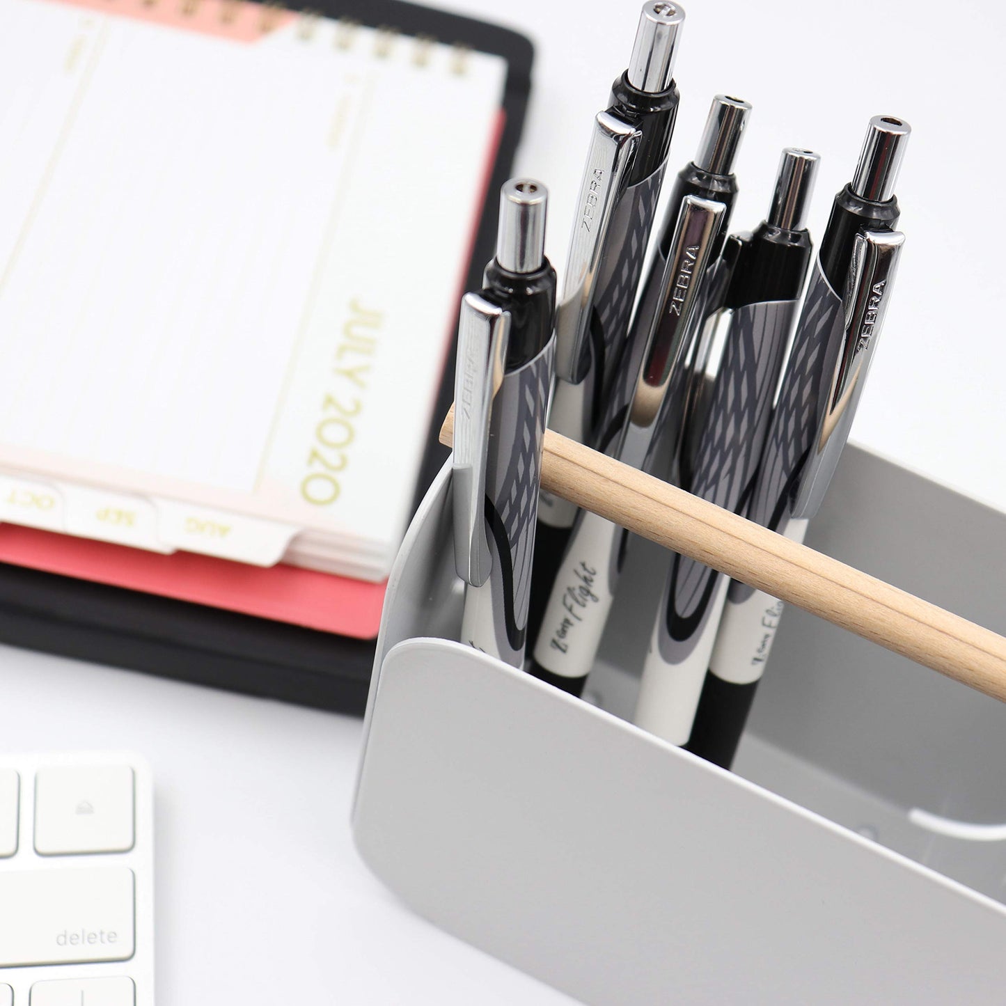 Zebra Pen Z-Grip Flight Retractable Ballpoint Pen, Bold Point 1.2mm, Black Ink, School Supplies, Teacher Supplies, and Office Supplies, Smooth Writing, Quick-Drying, 12-Pack (21910)