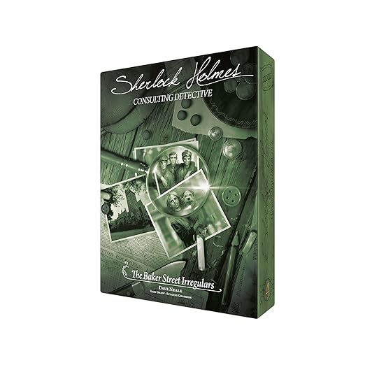 Sherlock Holmes Consulting Detective - The Baker Street Irregulars Board Game - Captivating Mystery Game for Kids &amp Adults Ages 14+ 1-8 Players 90 Min Playtime Made by Space Cowboys