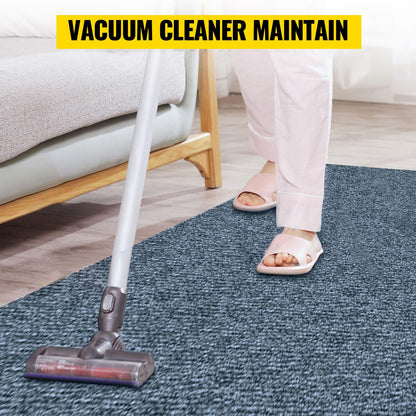 Happybuy 6 ft x 13 ft Grey Marine Carpet for Boats Waterproof - 0.18" Thick Indoor Outdoor Rug Carpet Roll for Home Patio Porch Deck