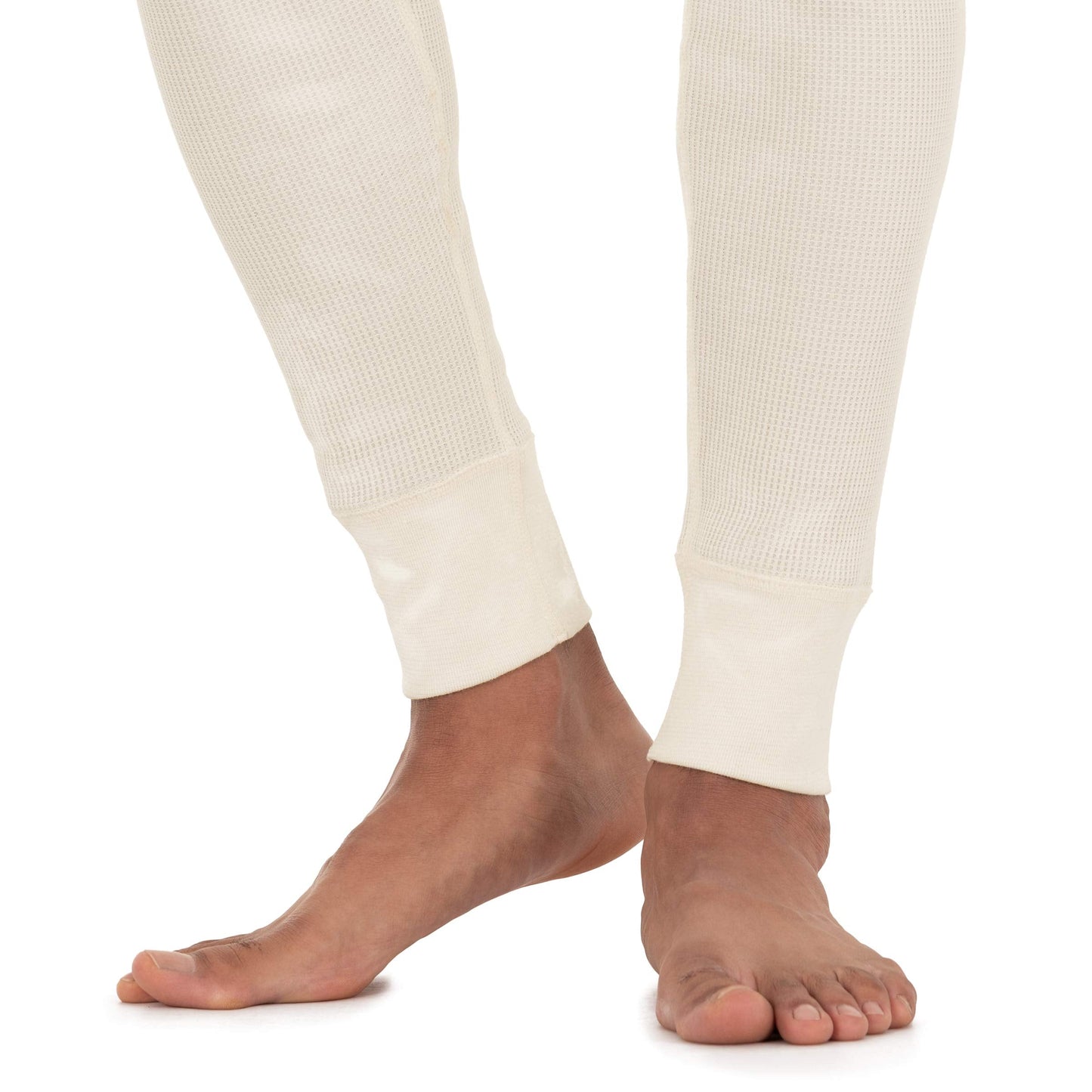 Fruit of the Loom Men's Recycled Waffle Thermal Underwear Bottom, Natural, 5X-Large