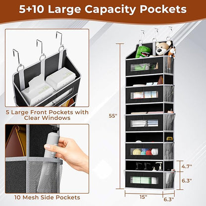 5-Tier Over The Door Storage Organizer